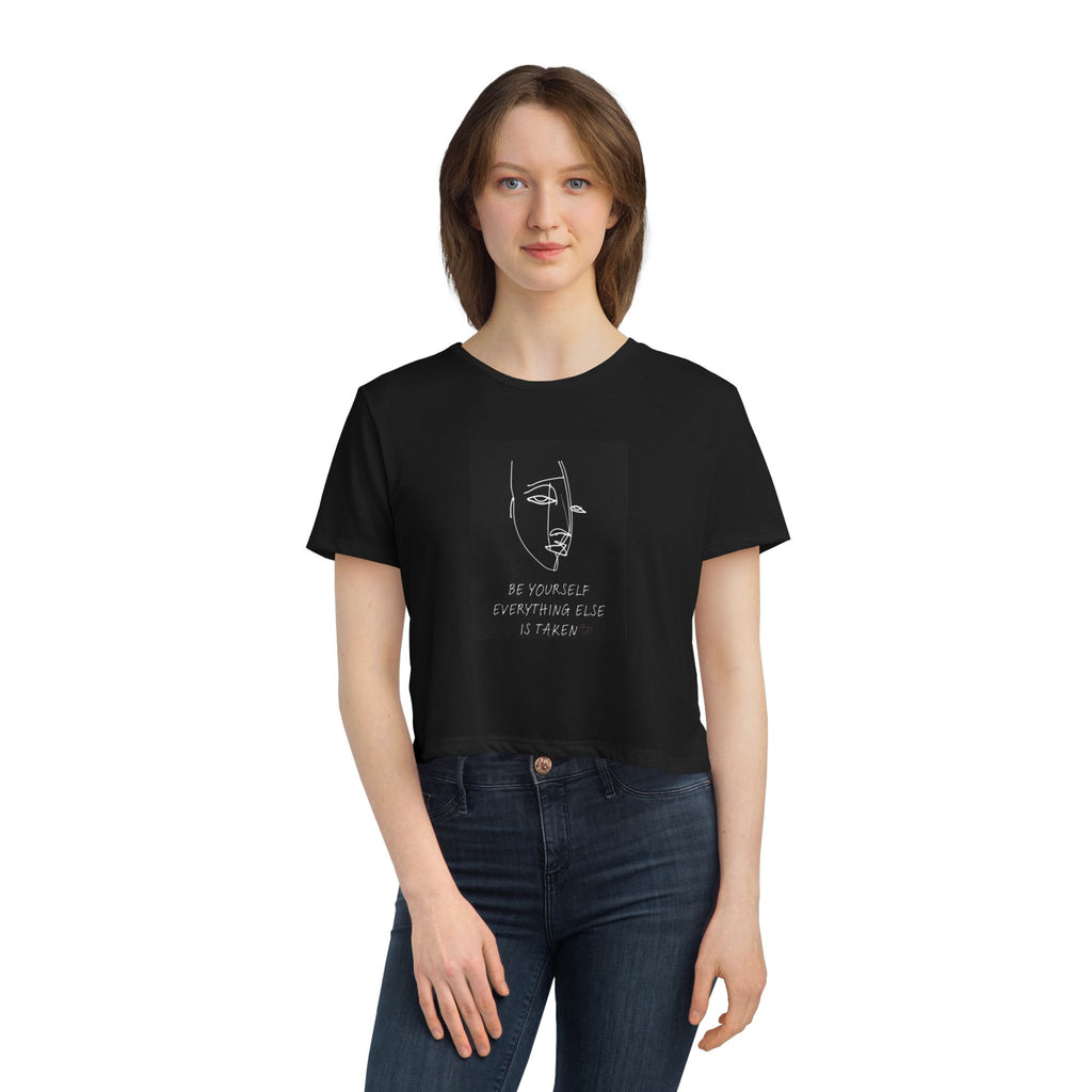 Be YOURself CropT Blk