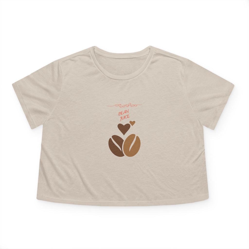 Crop Tee "Bean Juice" Coffee lover