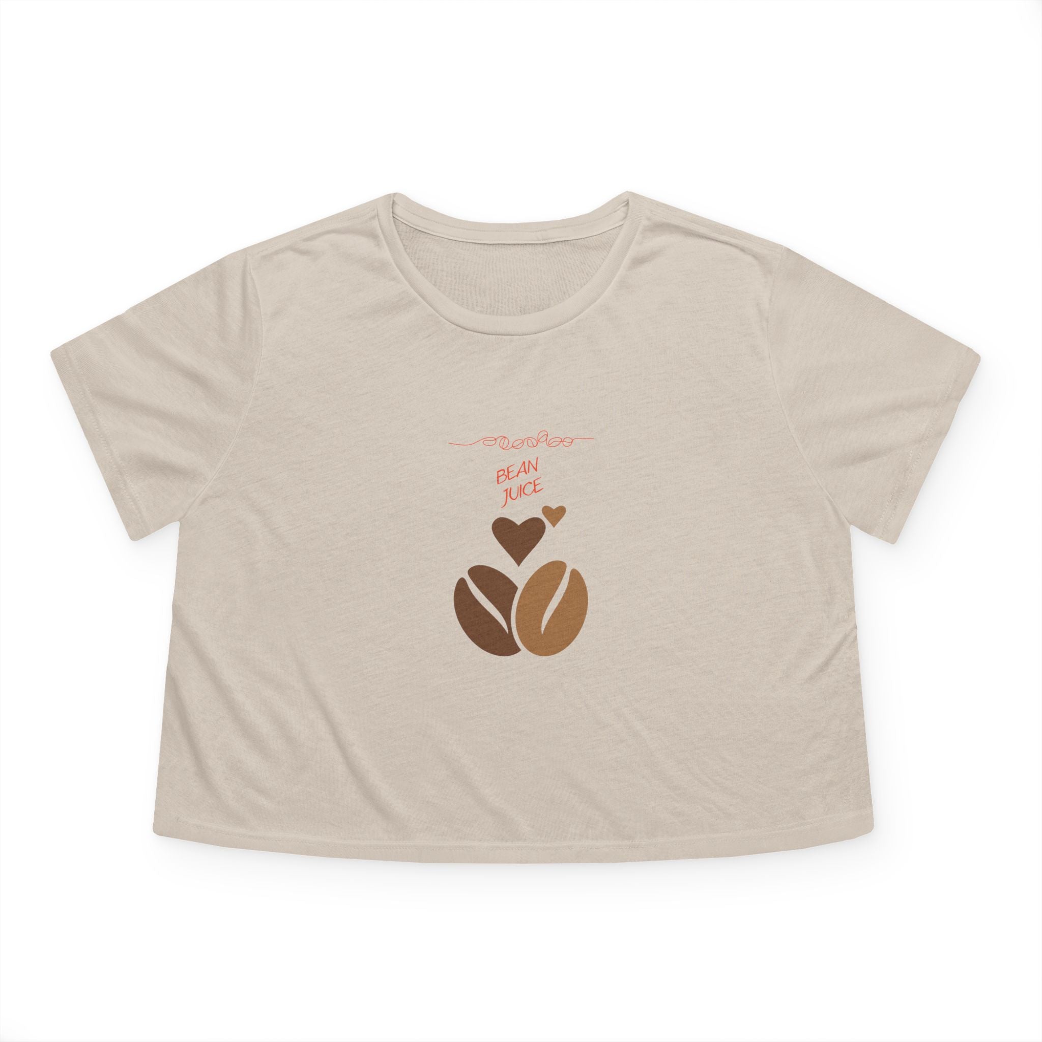 Crop Tee "Bean Juice" Coffee lover