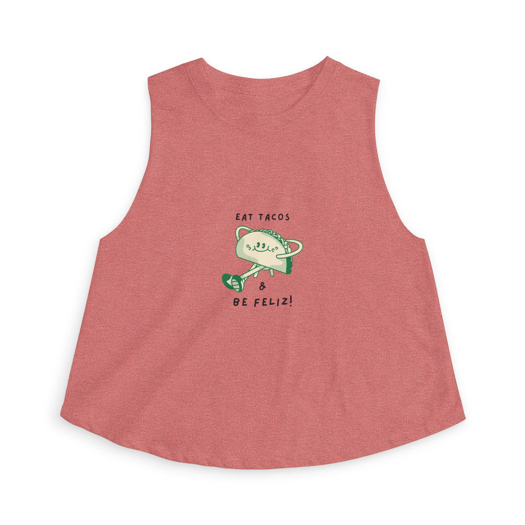 'Eat Tacos & Be Feliz' Crop Tank