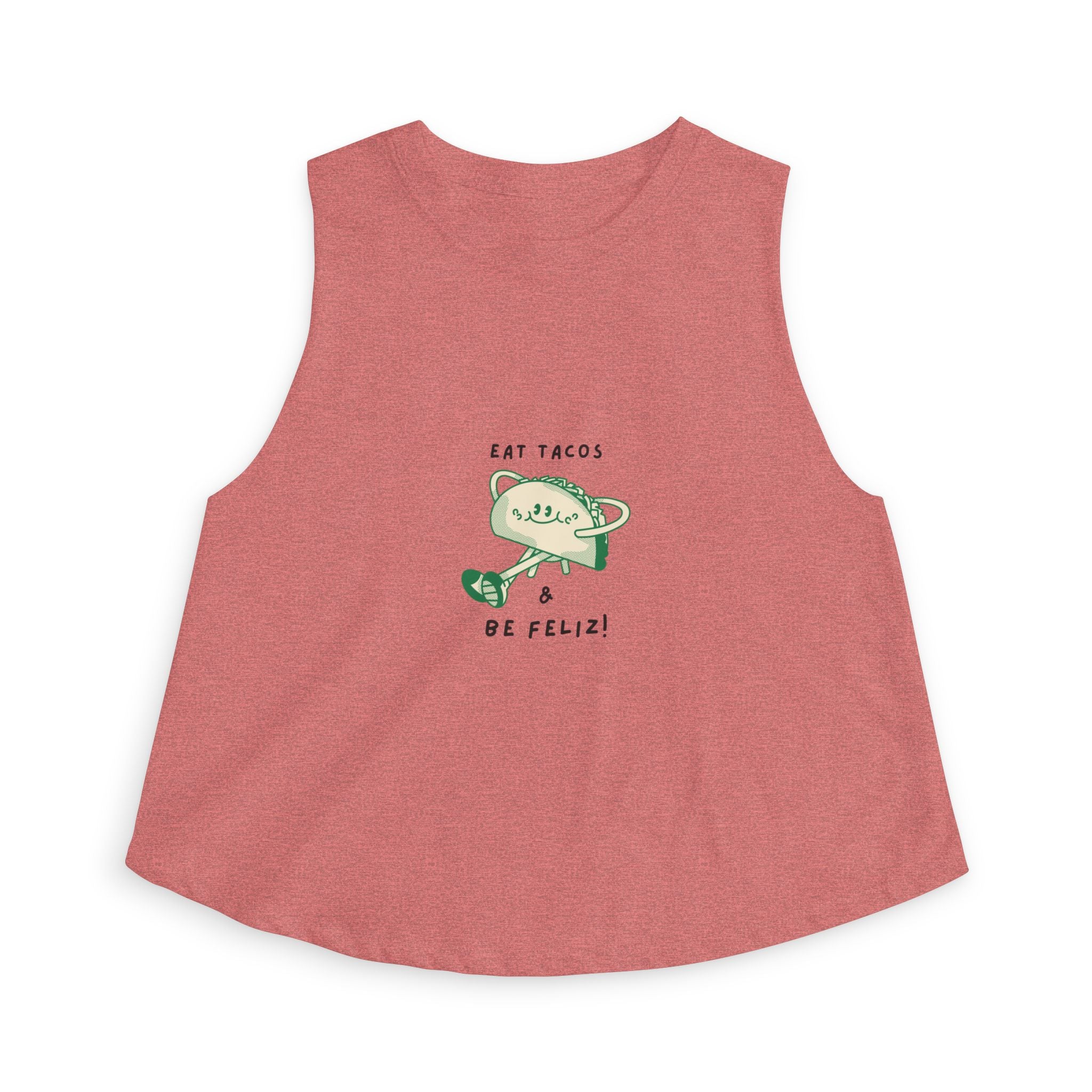'Eat Tacos & Be Feliz' Crop Tank