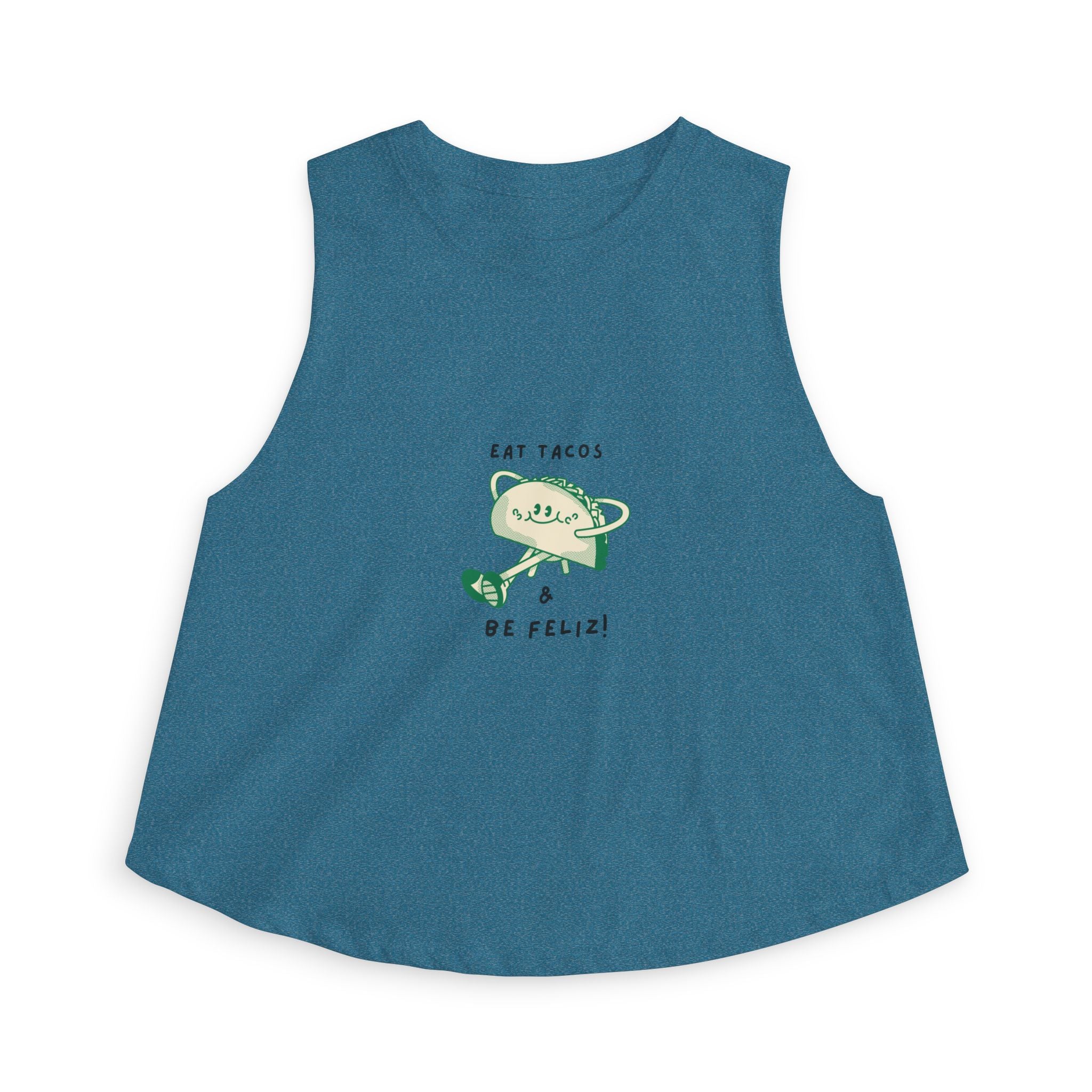 'Eat Tacos & Be Feliz' Crop Tank