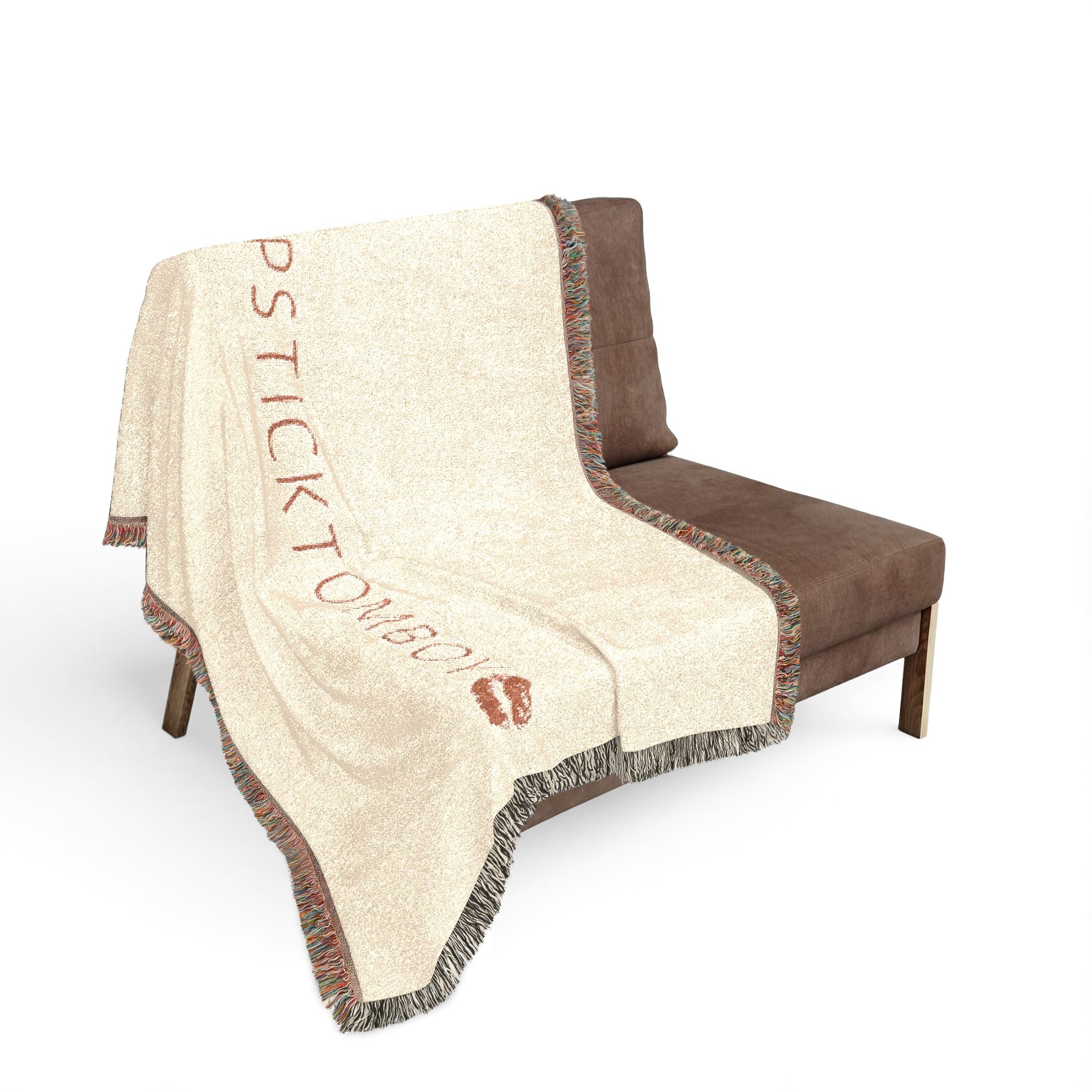 #LIPSTICKTOMBOY Woven Throw Blanket