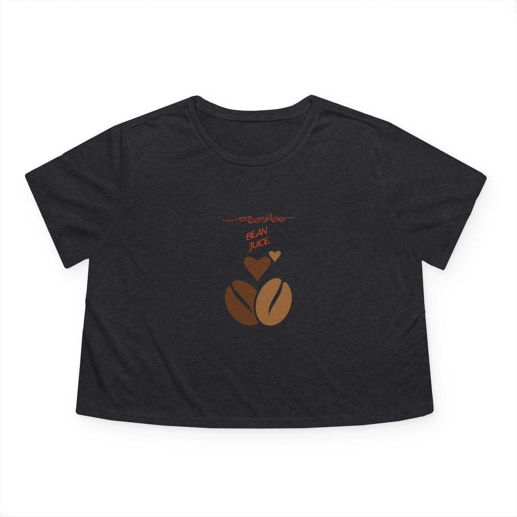 Crop Tee "Bean Juice" Coffee lover