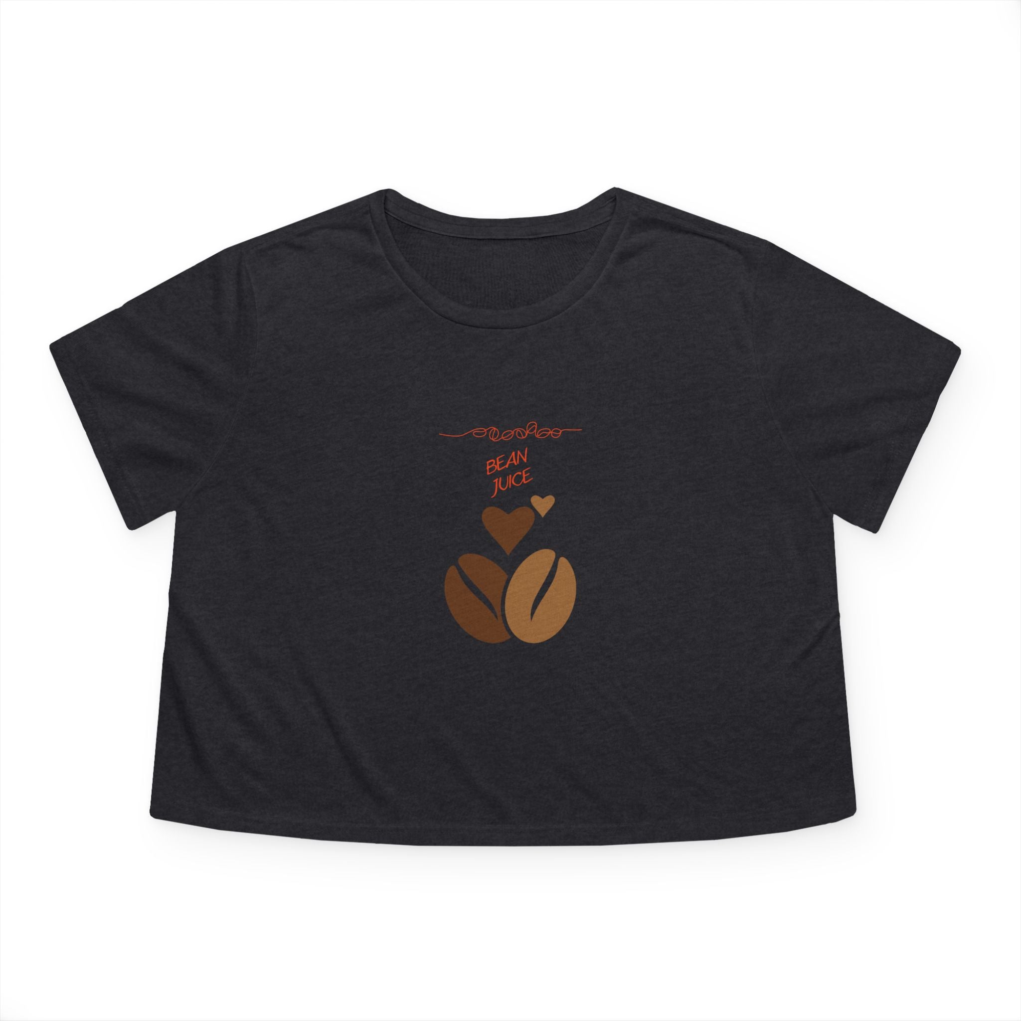 Crop Tee "Bean Juice" Coffee lover