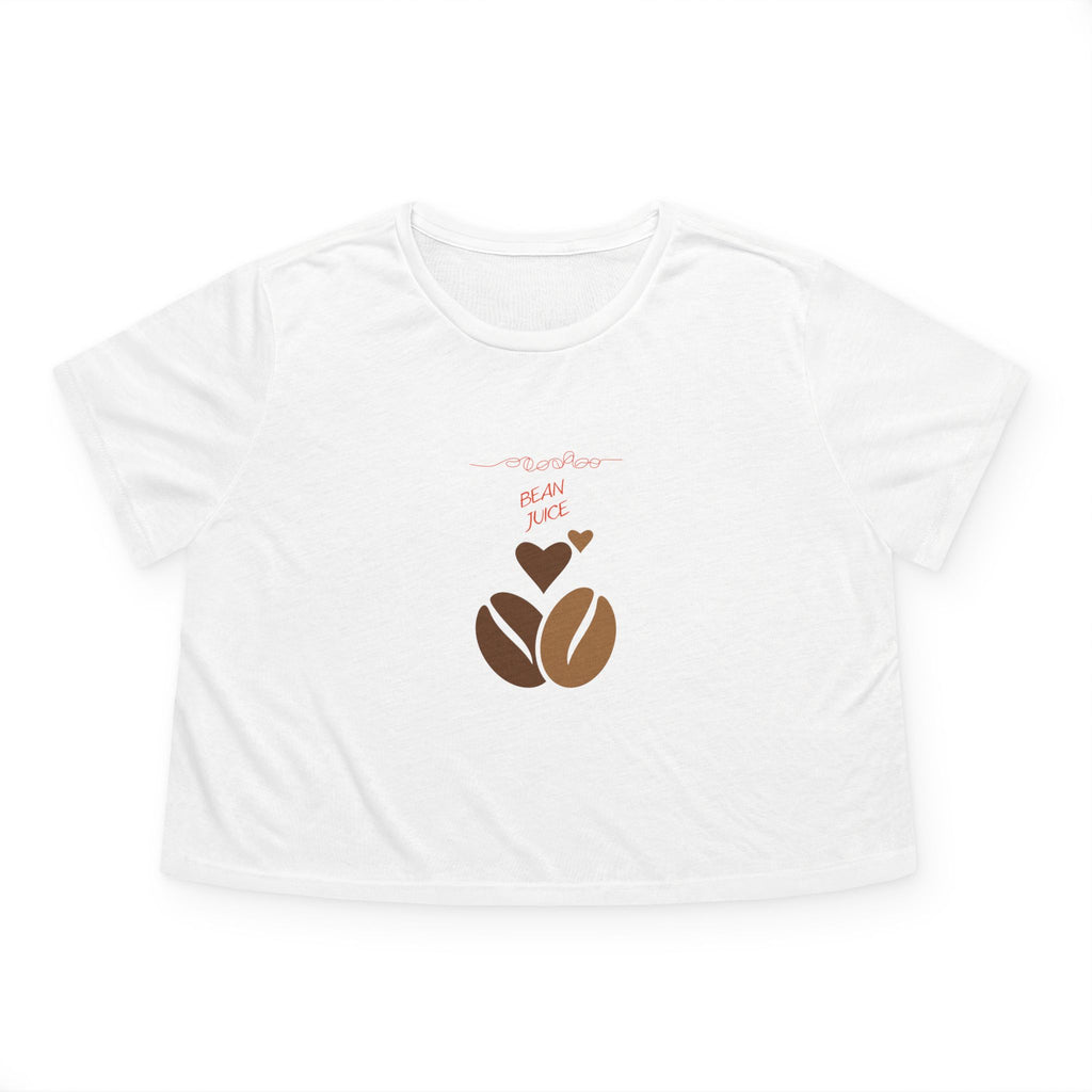 Crop Tee "Bean Juice" Coffee lover