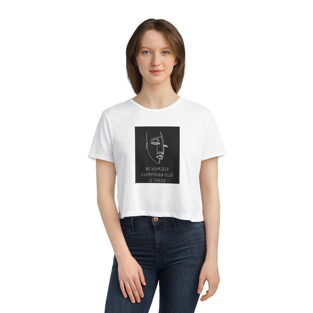 Be YOURself CropT Blk