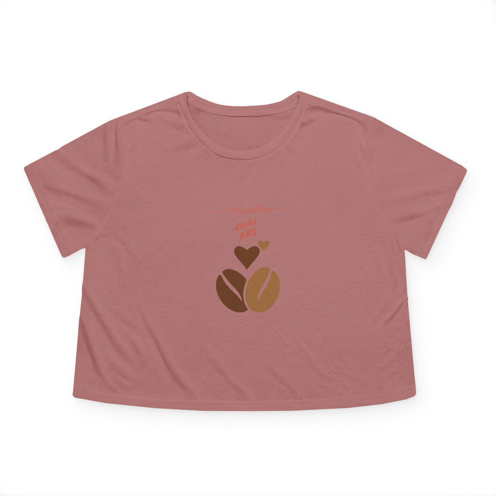 Crop Tee "Bean Juice" Coffee lover