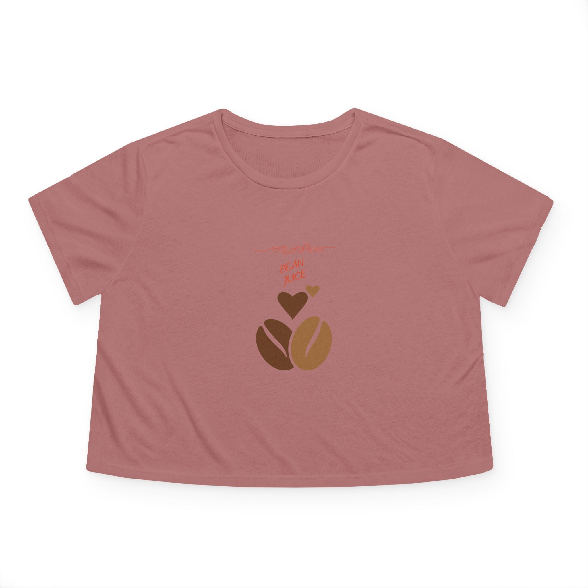 Crop Tee "Bean Juice" Coffee lover